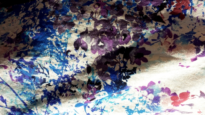 floral linen fabric