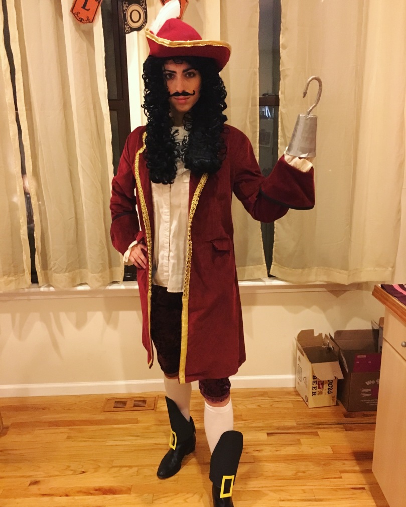 DIY captain hook costume